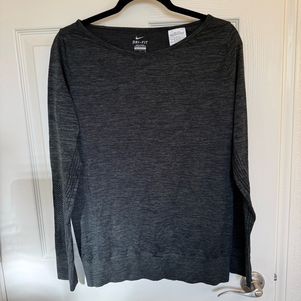 Nike Dri-FIT Heathered Gray Shirt